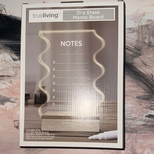 Trueliving Dry Erase Memo Board